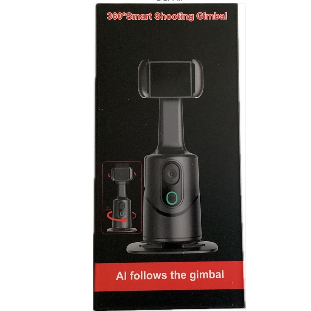 360° Smart Shooting Gimbal AI Face Tracking Auto Follow Phone Holder Q12 NEW